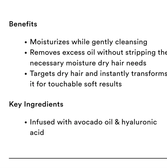 🆕️Matrix Food For Soft Detangling Hydrating Shampoo 🫧🥑